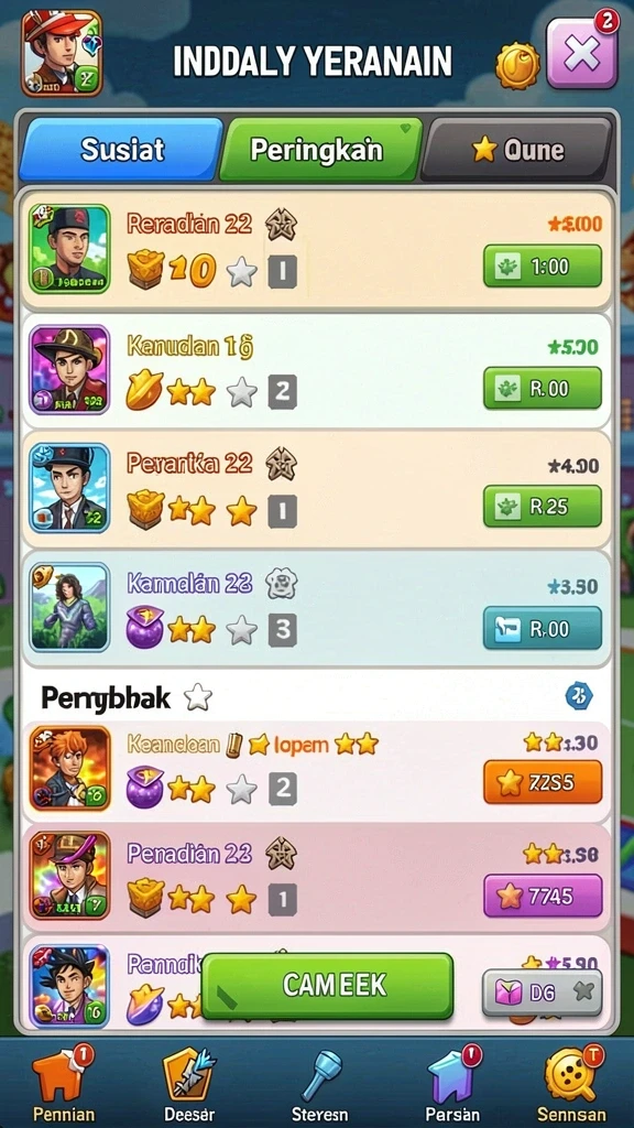 Screenshot qqstar nomor 1